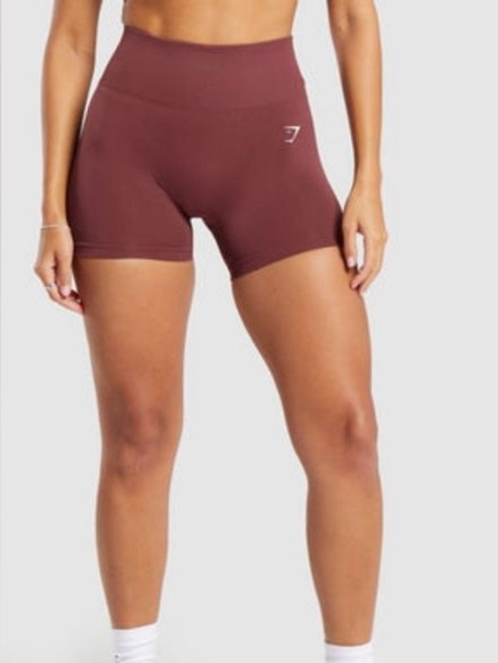 Gymshark Everyday Seamless Shorts - Burgundy Brown